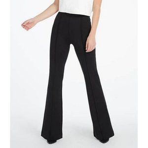 Spanx Womens The Perfect Ponte Pant Size S Classic Black High Rise Flare Trouser